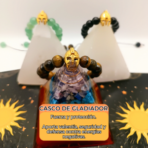 Pulsera Casco de Gladiador con Cuarzo