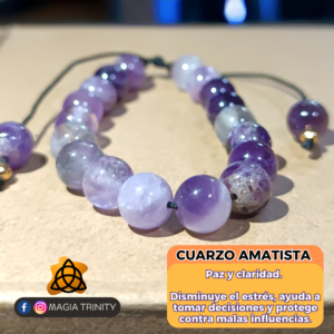 Pulsera de Cuarzo Amatista